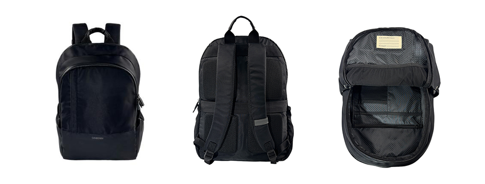 Black Water Resistant Multi-pocket Business Backpack