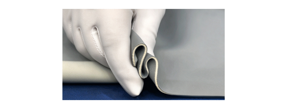 The picture shows that chloroprene rubber fabric is soft The picture shows that chloroprene rubber fabric is soft