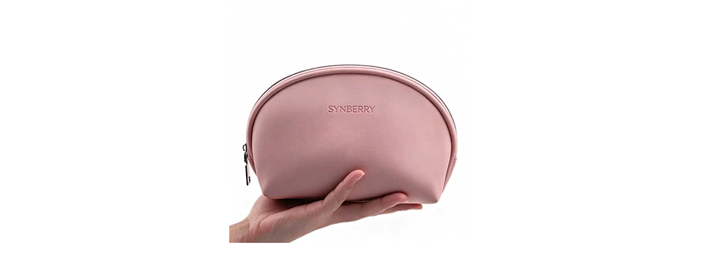 Picture shows PU leather cosmetic bag