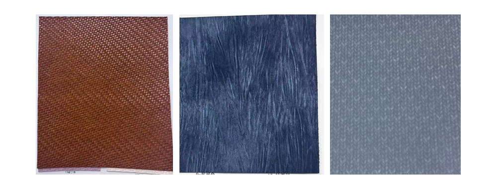 Picture shows special embossed PU leather
