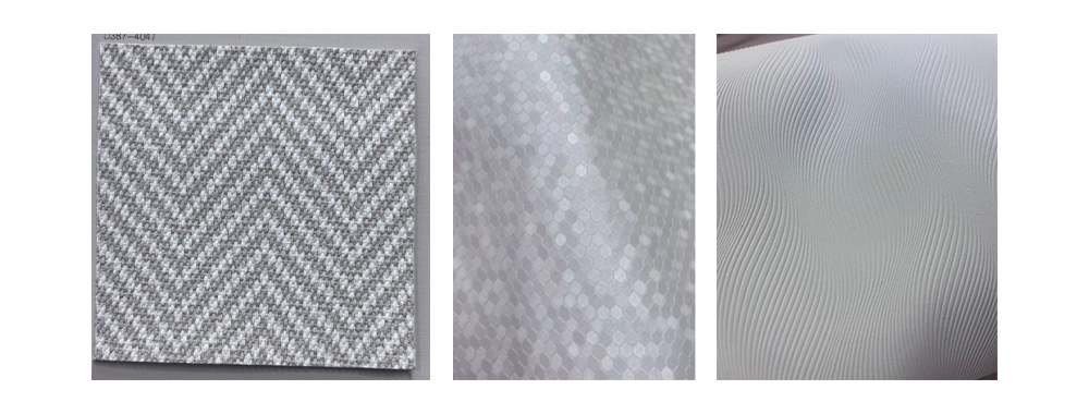  Picture shows special embossed PU leather